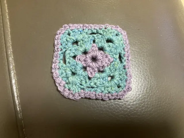First granny square…