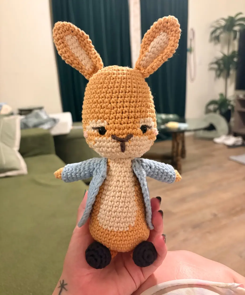 Peter Rabbit for my newborn 💙🐇