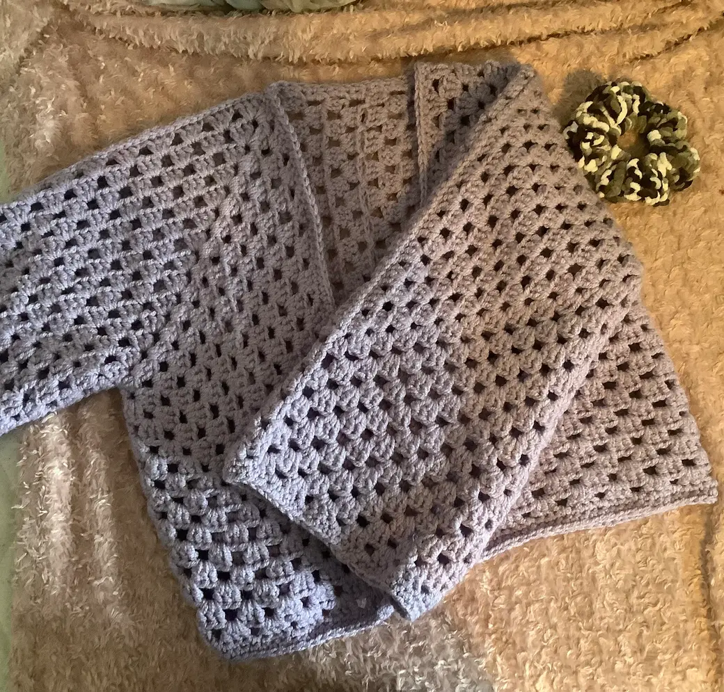 Made this hexagon cardigan in like 2-3 months (without a real pattern as a beginner)