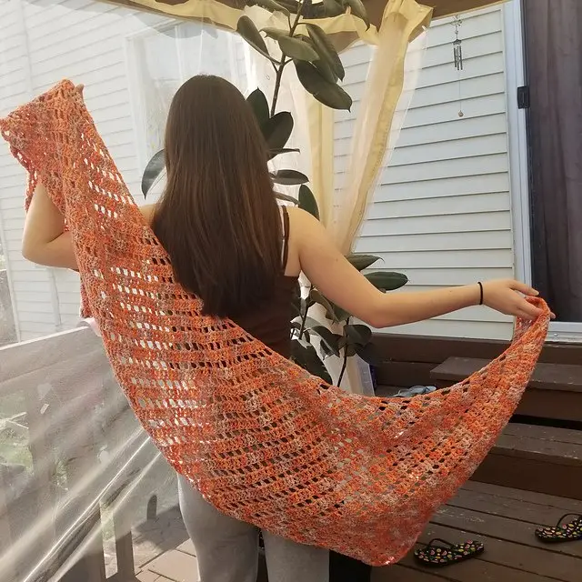 Caron Crochet Stair Step Shawl photo 2