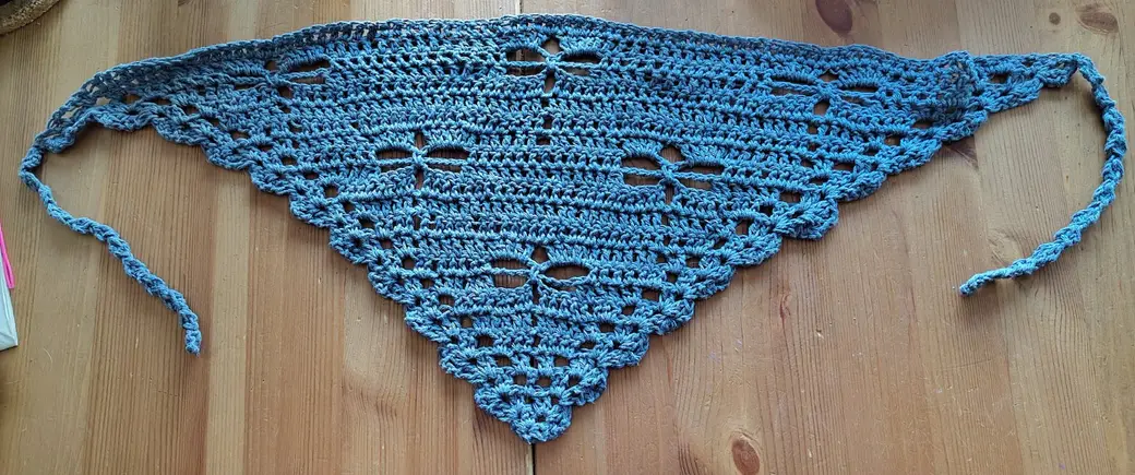 Super cute dragonfly bandana for spring/summer