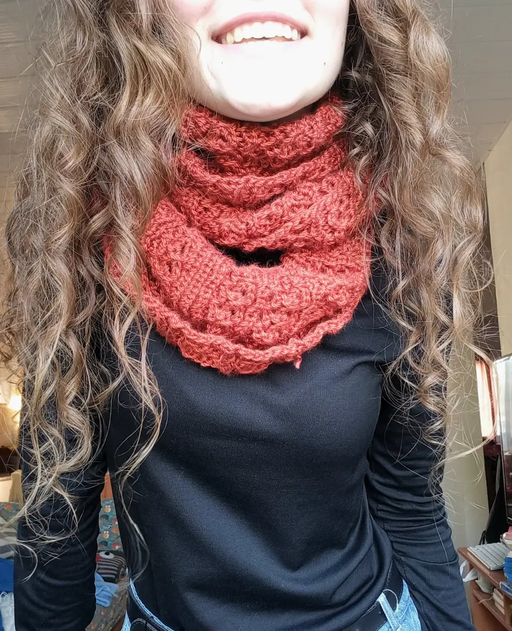 Stockholm Scarf 🧣🧡 by knittedblissJC
(available on Ravelry!)