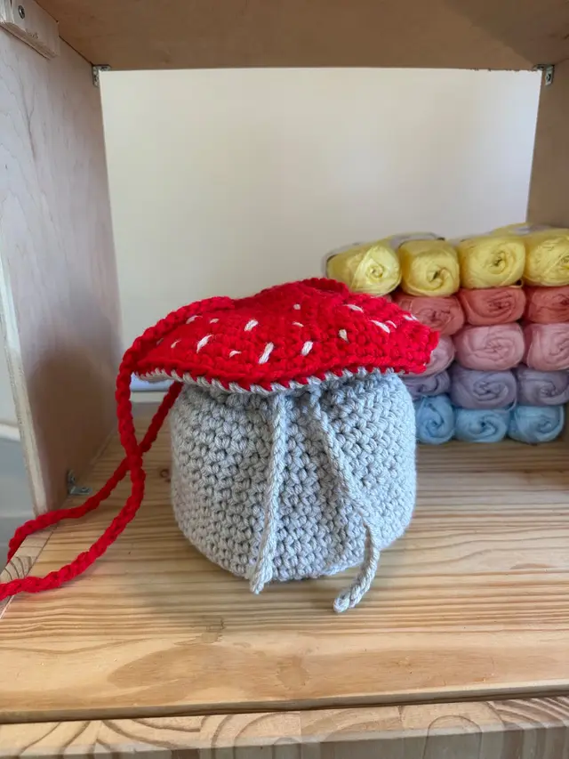 Whimsical Mushroom bag!