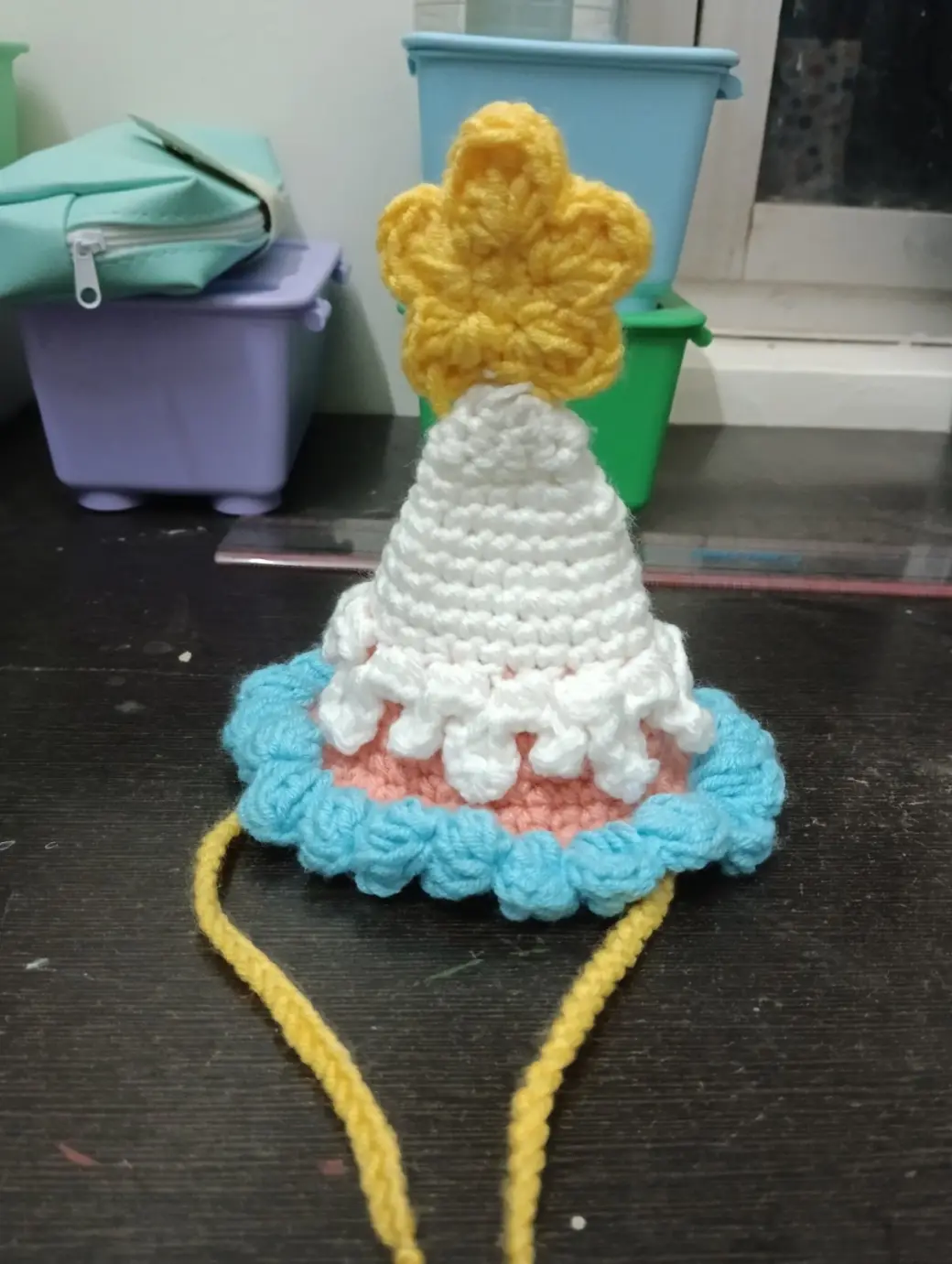 Birthday hat for my baby 🥳