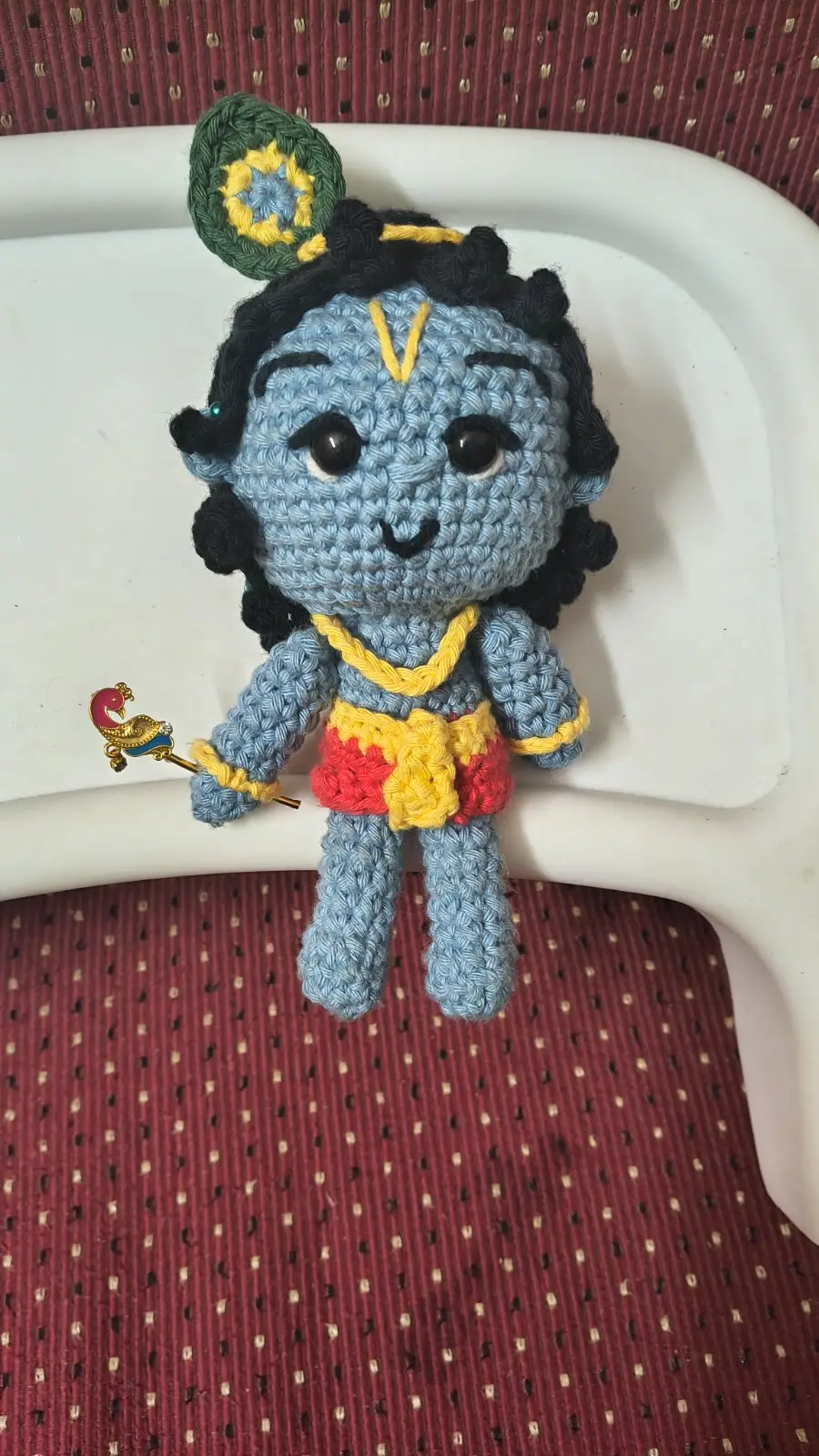 Amigurumi Krishna 🦚