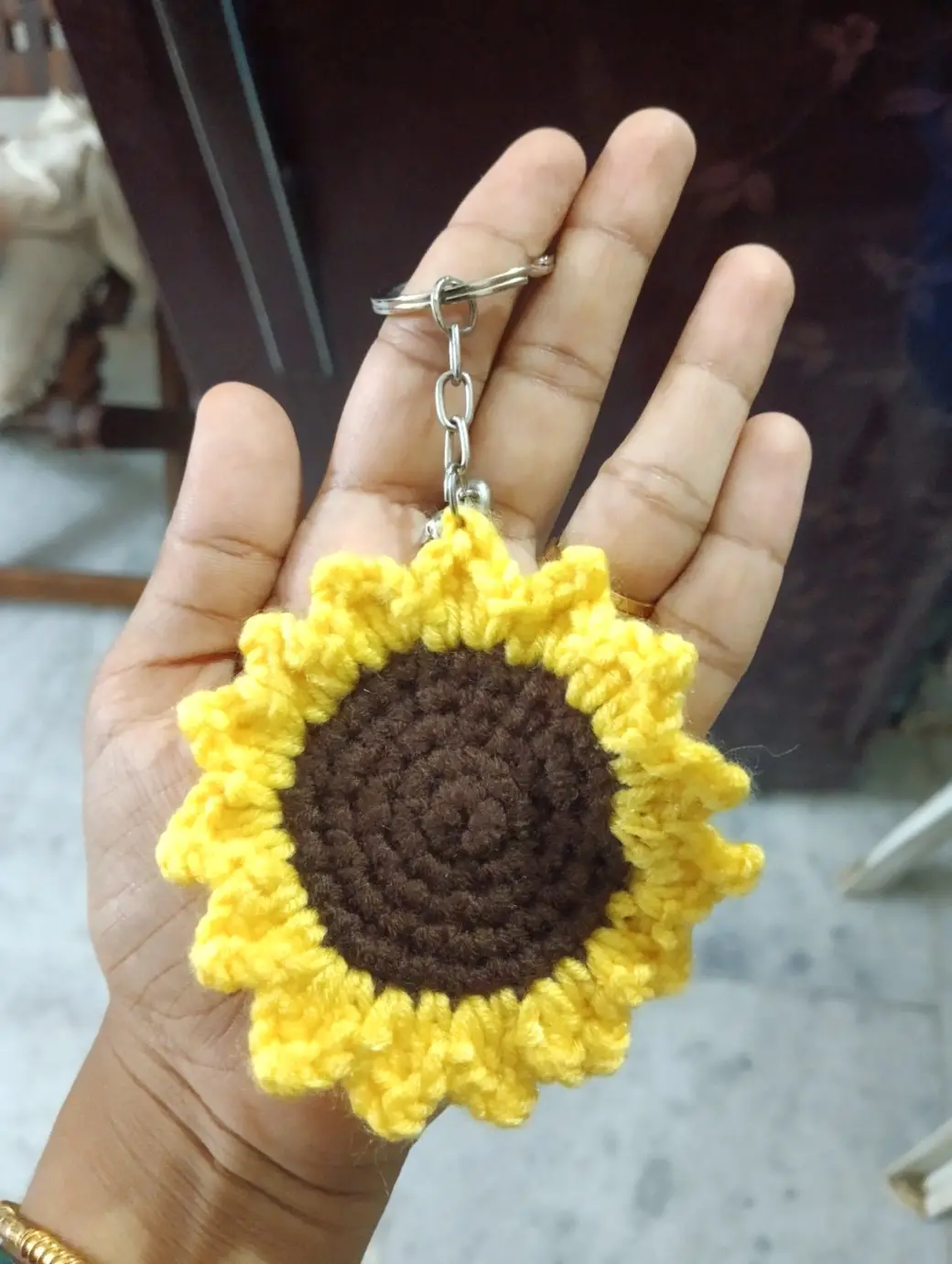 Sunflower keychain 🌻