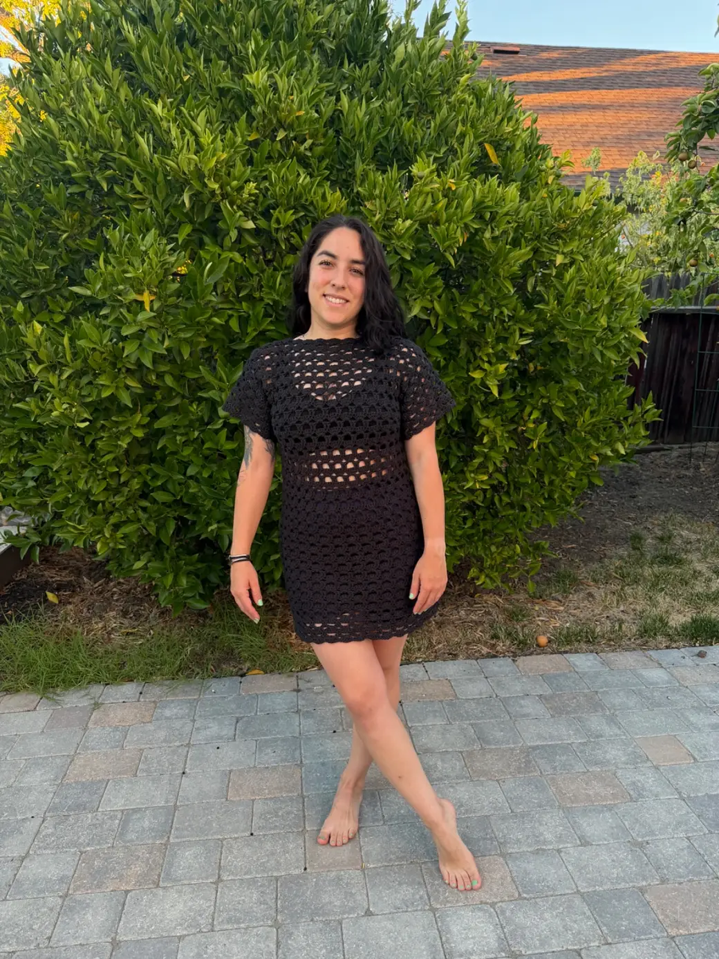 First beach dress