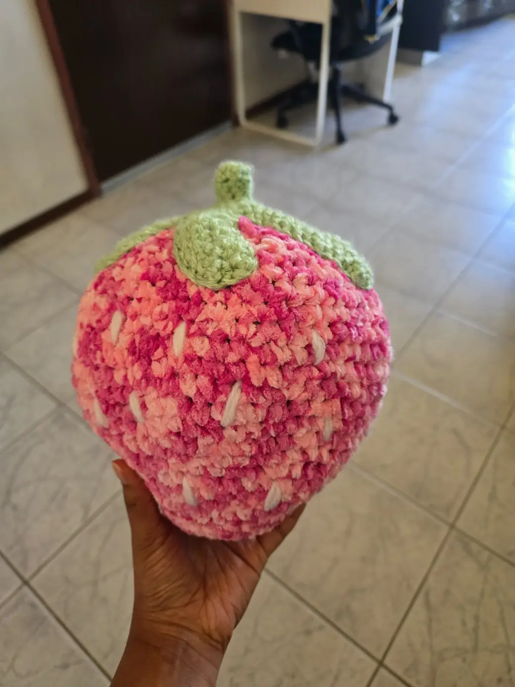 Crochet Strawberry Plushie